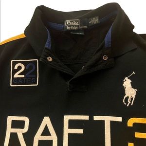 Polo , short sleeve, blk/ yellow